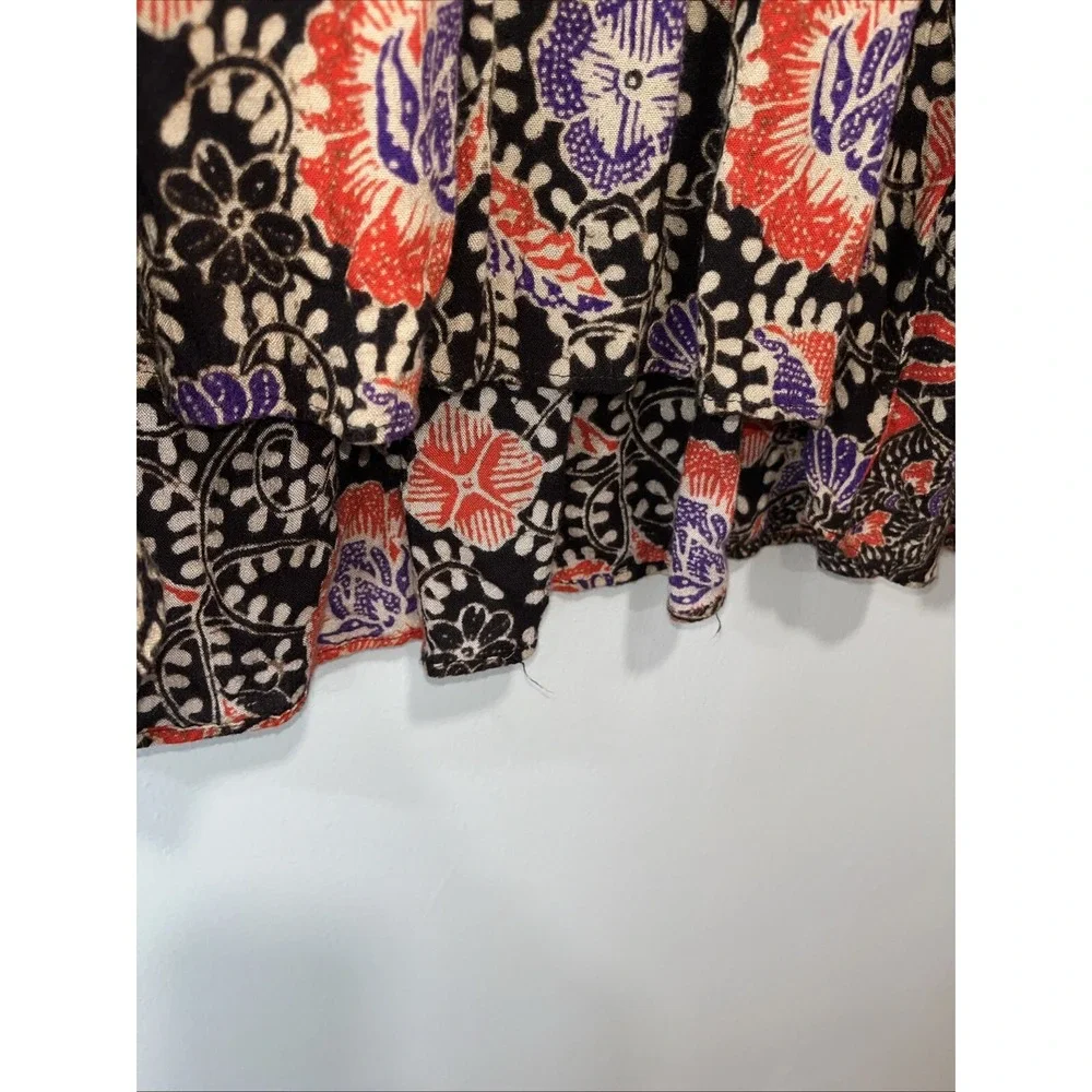 Zara Trafaluc women's top blouse floral size small